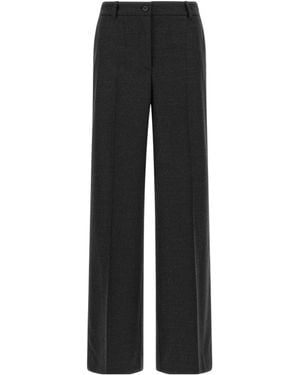 P.A.R.O.S.H. Wide-Leg Tailored Pants - Black