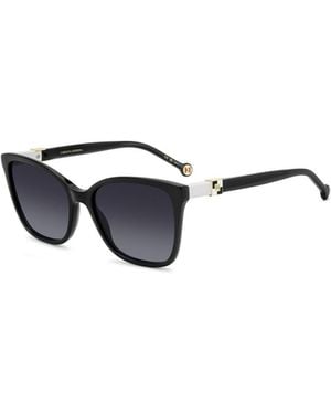 Carolina Herrera Cat Eye Frame Full Rim Sunglasses - Metallic