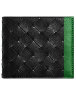 Bottega Veneta Intrecciato Bi-Fold Wallet - Black