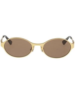 Bottega Veneta Dash Oval Sunglasses - Multicolour