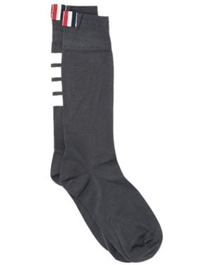 Thom Browne 4-Bar Crew Socks - Blue
