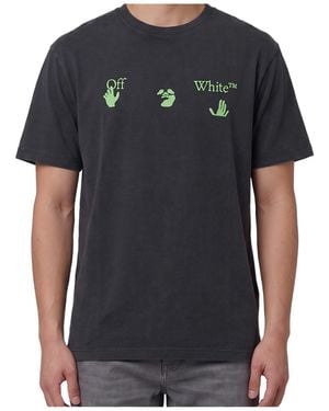 Off-White c/o Virgil Abloh Bacco Arrow Skate Crewneck T-Shirt - Black