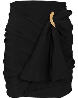 Celine Pleated Midi Skirt - Black