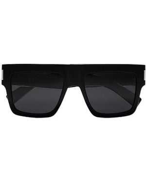 Saint Laurent Eyewear Square Frame Sunglasses - Black