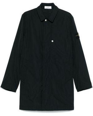 Stone Island Compass-Badge Coat - Black