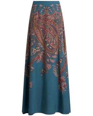 スカート ETRO Woman Skirt Violet WRKB0050AQ167 X0883 Violet Midi Skirt – lularoe