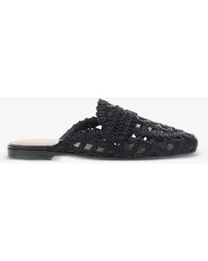 Twinset Knitted Muller Shoes - White