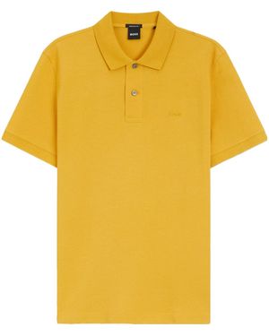 BOSS Pallas Polo Shirt - Yellow
