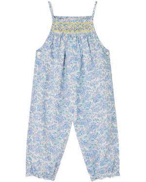 Bonpoint Pleated Jumpsuit - Blue