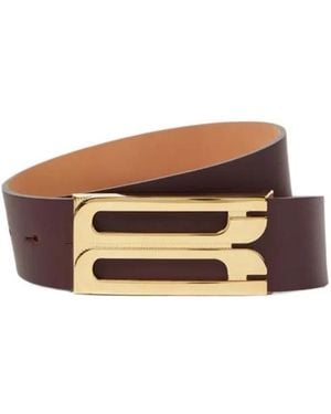 Victoria Beckham Jumbo Dorian Belt - Brown
