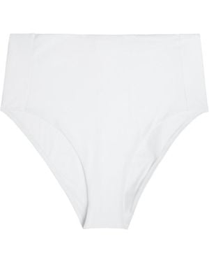 Max Mara High-Waisted Stretch-Polyamide Bikini Briefs - White