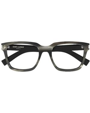 Saint Laurent Eyewear Square Frame Glasses - White