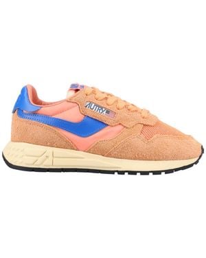 Autry Lace-Up Sneakers - Pink