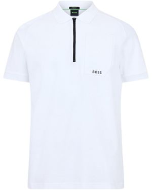 BOSS Shortsleeve Polo Shirt - White