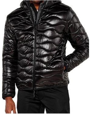 EA7 Hooded Cotton Jacket - Black