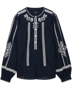 Zadig & Voltaire Tigy Blouse - Blue