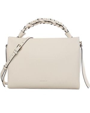 Coccinelle Boheme Medium Top Handle Bag - Natural