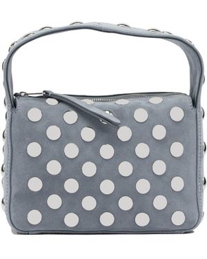 KHAITE Elena Zipped Small Tote Bag - Blue