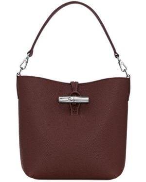 Longchamp Le Roseau Xs Bucket Bag - Red