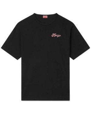 KENZO Winter Holidays Oversized T-Shirt - Black