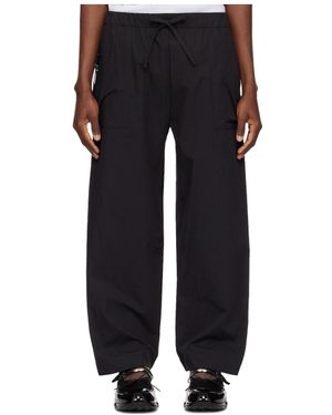 Simone Rocha Wide-Leg Pants - Black