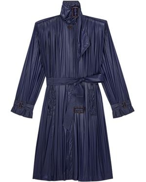 Saint Laurent Lavallière Trench Coat - Blue