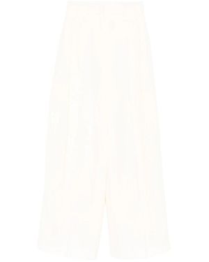 Jil Sander Concealed Fastening Pants - White