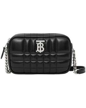Burberry Quilted Mini Lola Camera Bag - Black