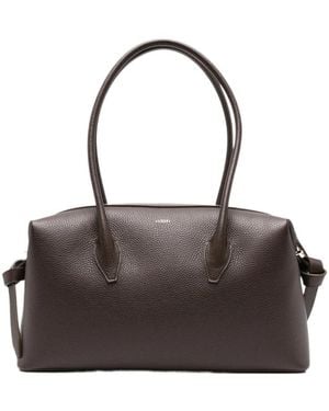 Yuzefi Zippered Handbag - Brown