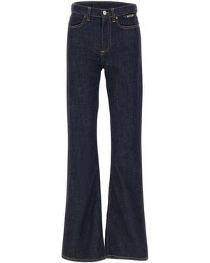 Iceberg Embossed Patch Denim Jeans - Blue