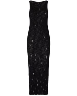 Pinko Sleeveless Midi Dress - Black