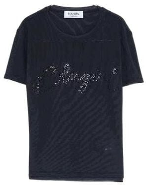 Blugirl Blumarine Short-Sleeved T-Shirt - Blue