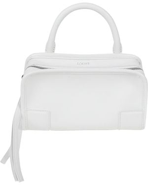 Loewe Zippered Shoulder Bag - White