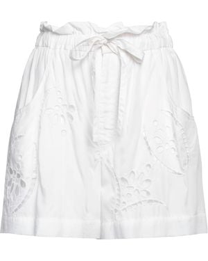 Isabel Marant Drawstring Belt Shorts - White