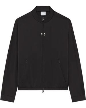 Courreges Courrèges Interlock Tracksuit Jacket - Black