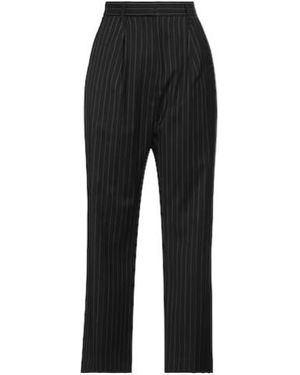 MM6 by Maison Margiela Colourful Striped Trousers - Black