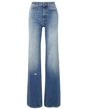 R13 Jane Straight-Leg Jeans - Blue