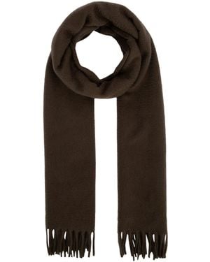 Loro Piana Fraser Detail Scarf - Black