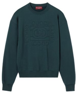 Gucci Brushed Cotton Jersey Sweatshirt - Green