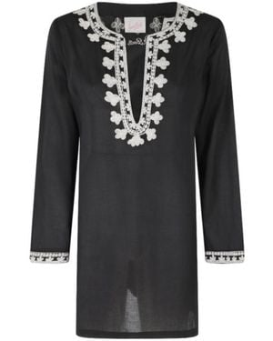 MC2 Saint Barth Long Sleeve Dress - Black