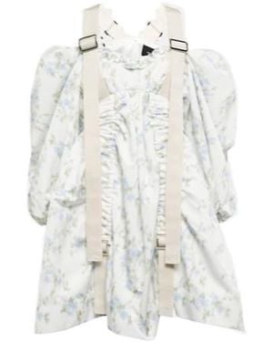 Simone Rocha Puff-Sleeve Minidress - White