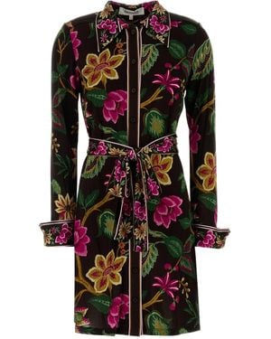 Diane von Furstenberg Long-Sleeved Dress - Black