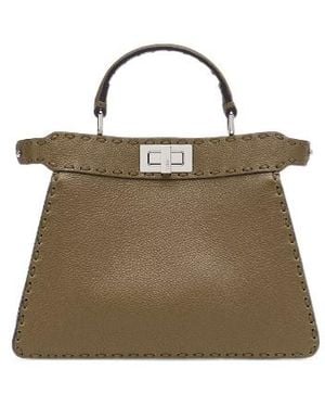 Fendi Peekaboo Iseeu Small Tote Bag - Natural