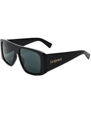Saint Laurent Shield Sunglasses - White