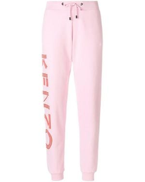 KENZO Elastic Waist Casual Trousers - Pink