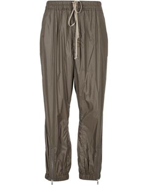 Rick Owens Pleat Detailed Drawstring Trousers - Grey
