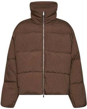 Studio Nicholson Massey Quilted Puffer Jacket - Brown