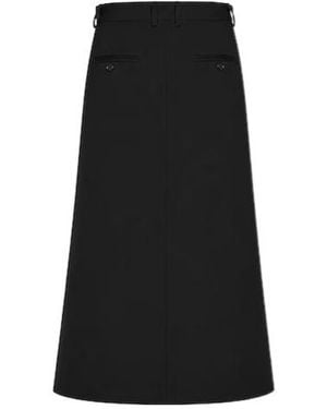 MM6 by Maison Margiela Midi Skirts - Black