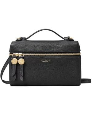 Tory Burch Romy Slim Top Handle Bag - Black