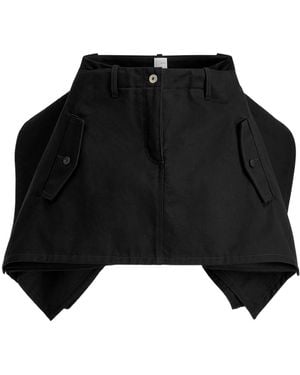 Dior Ruffled Miniskirt - Black